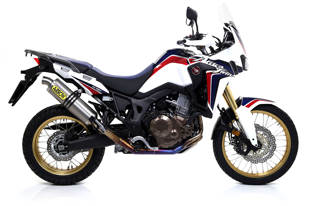 ARROW Escape MAXI RACE TECH para Honda CRF1000L Africa Twin 2016- de titanio