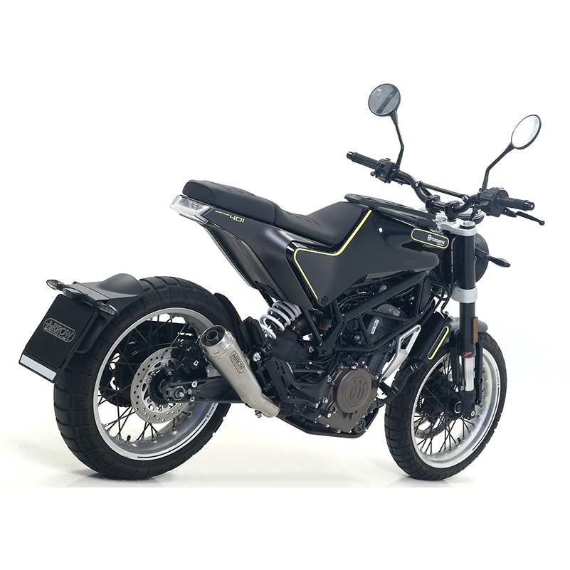 Silenciador ARROW PRO RACE para Husqvarna Svartpilen - Vitpilen 401 2018-19 de acero inoxidable