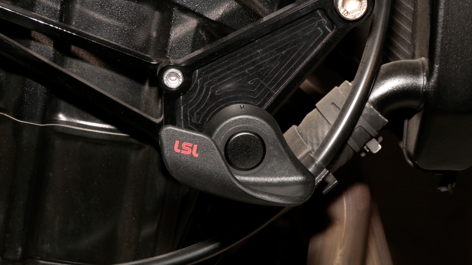 LSL SlideWing, negro, plástico, par