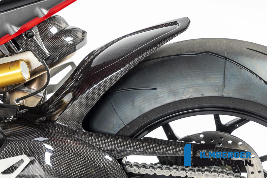 Guardabarros de carbono Ilmberger trasero brillante Panigale V4 / V4 S / V4 R