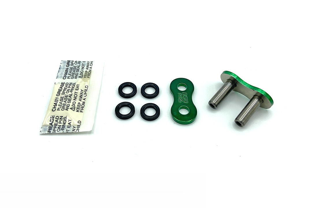 Cadena Enuma EK Eslabón Remachable Hueco EK 520 MVXZ2 Verde Metálico