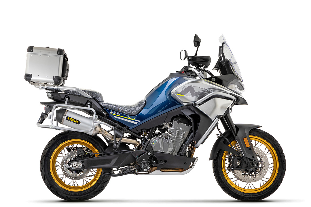 ARROW Escape RACE-TECH Aluminio para CF Moto 800 MT Sport / Touring Año del modelo 2022-