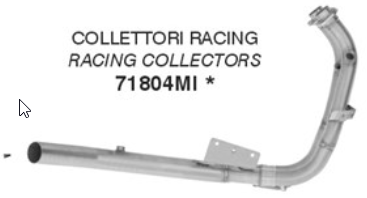 Colector de Competición ARROW de Acero Inoxidable para Moto Morini X-Cape 700 2025-