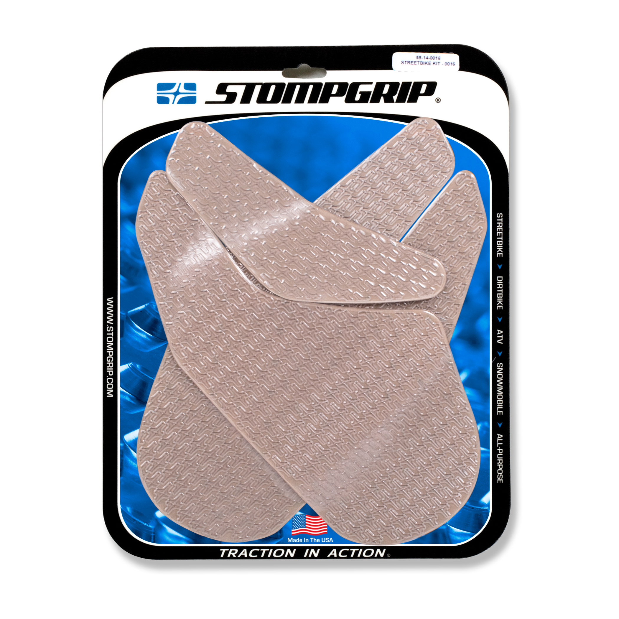 Stompgrip Traction Pads transparentes, para Honda CBR1000RR