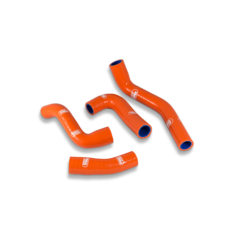 Kit de Mangueras de Silicona SAMCO SPORT naranja para KTM 125 Duke 125 RC años 2014-2020