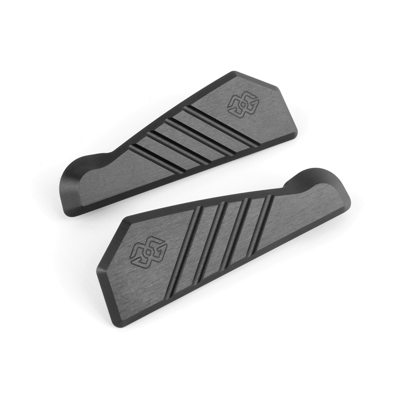 Cubierta de estriberas de pasajero Gilles, negra, para Yamaha YZF-R1/R1M