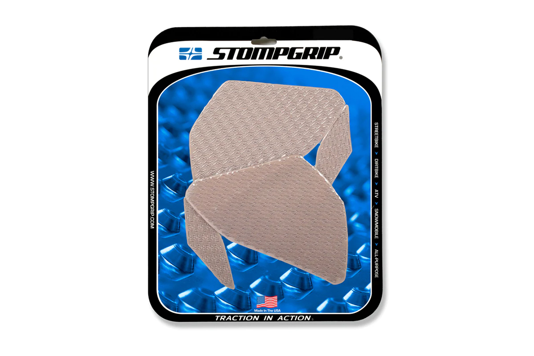 Stompgrip transparente, Icon, para Yamaha YZF-R3, YZF-R25, 2015-2018