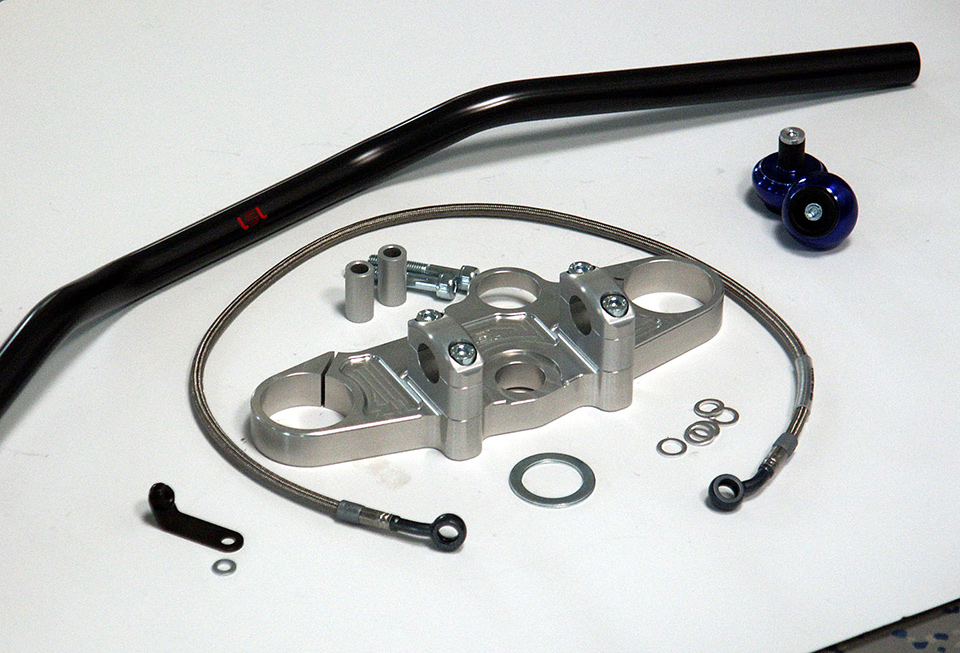 Kit Superbike LSL con informe de piezas para Suzuki SV1000S, Tipo WVBX, 2003-2005, plata, (Tipo G)