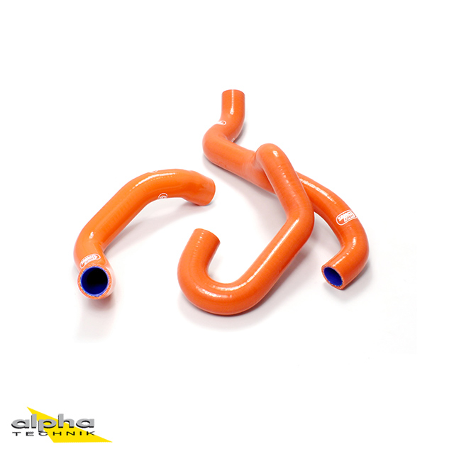 Kit de mangueras de silicona SAMCO SPORT Pieza en Y - Diseño Race naranja para KTM 1050 1090 1290 S Adventure