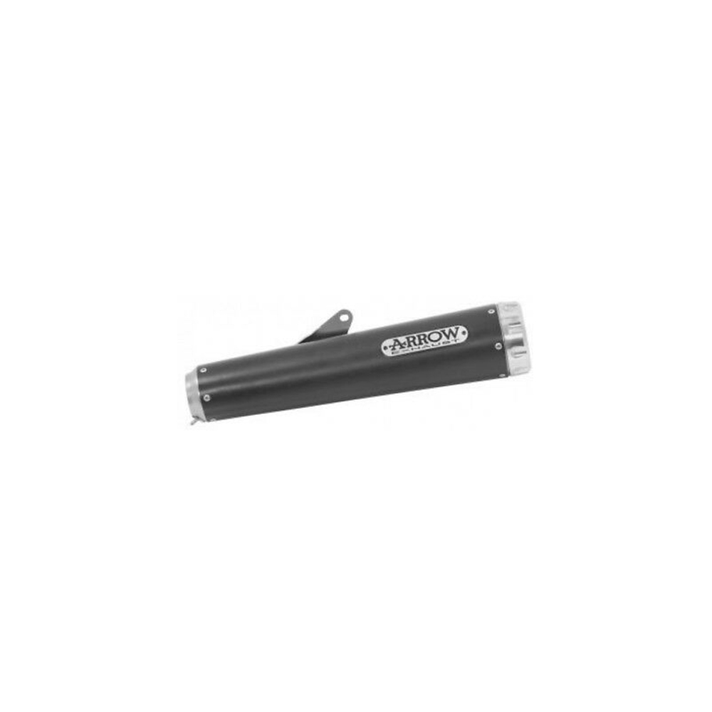 Escape ARROW DARK REBEL para Kawasaki Vulcan S 650 2017-2020, acero inoxidable negro y aluminio (Solo con colector ARROW)