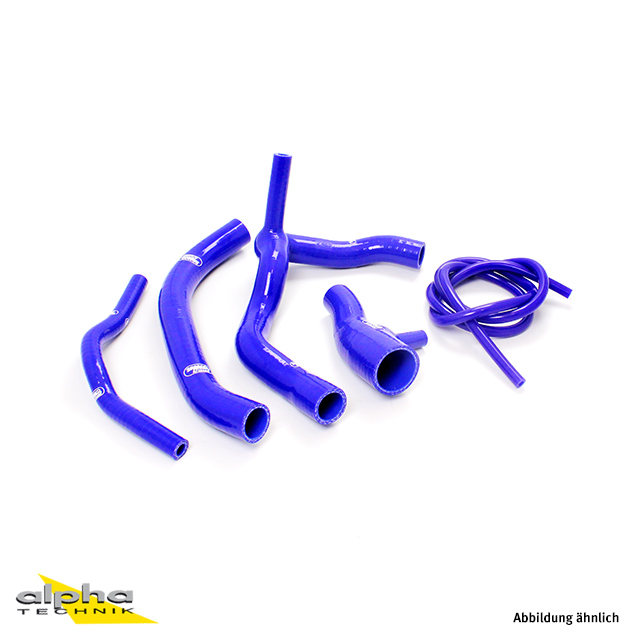 Kit de mangueras de silicona SAMCO SPORT azul para Triumph TT600 año del modelo 2000-2006