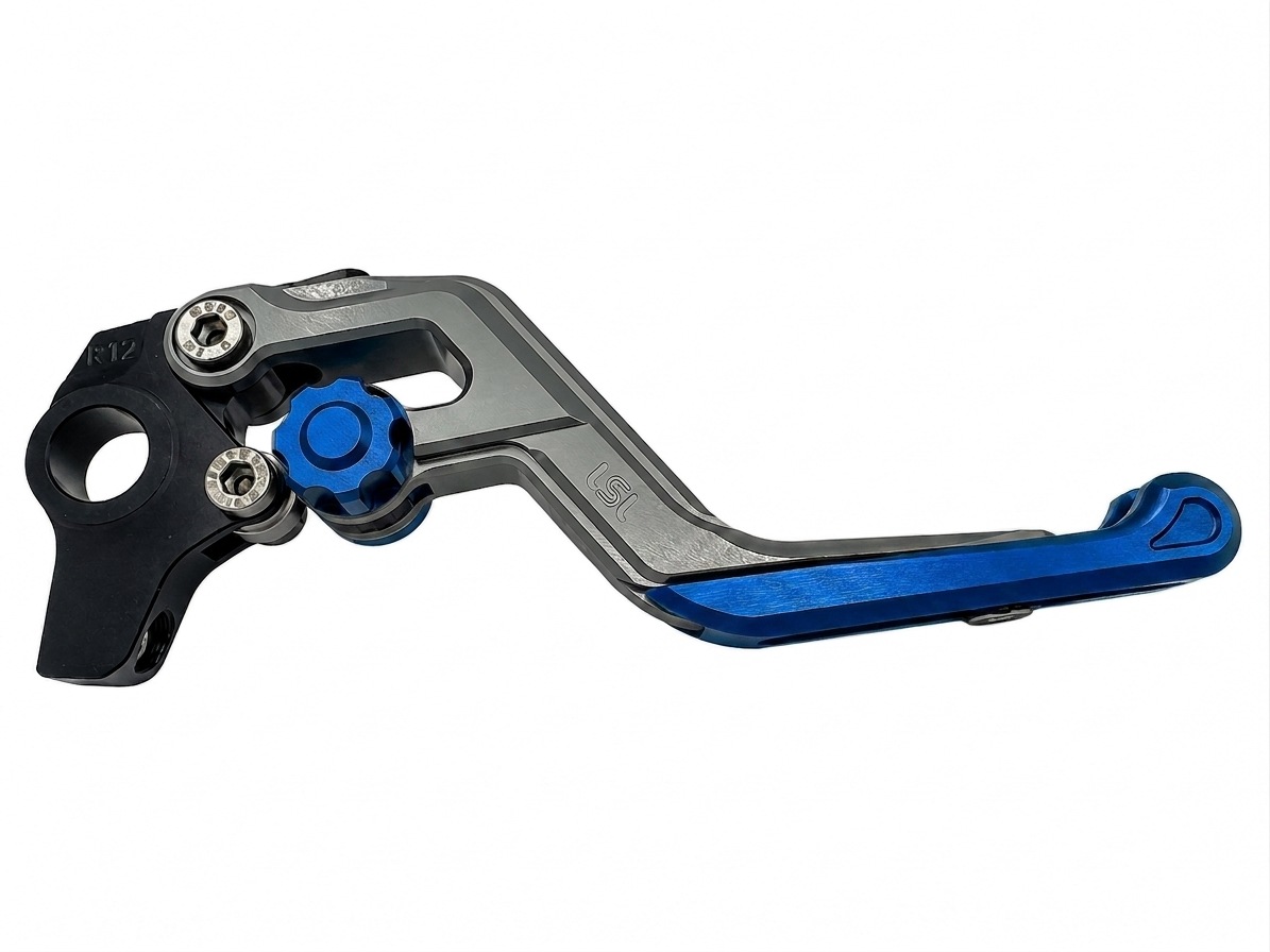 LSL ERGONIA Maneta de freno R49R Plata/Azul/Azul