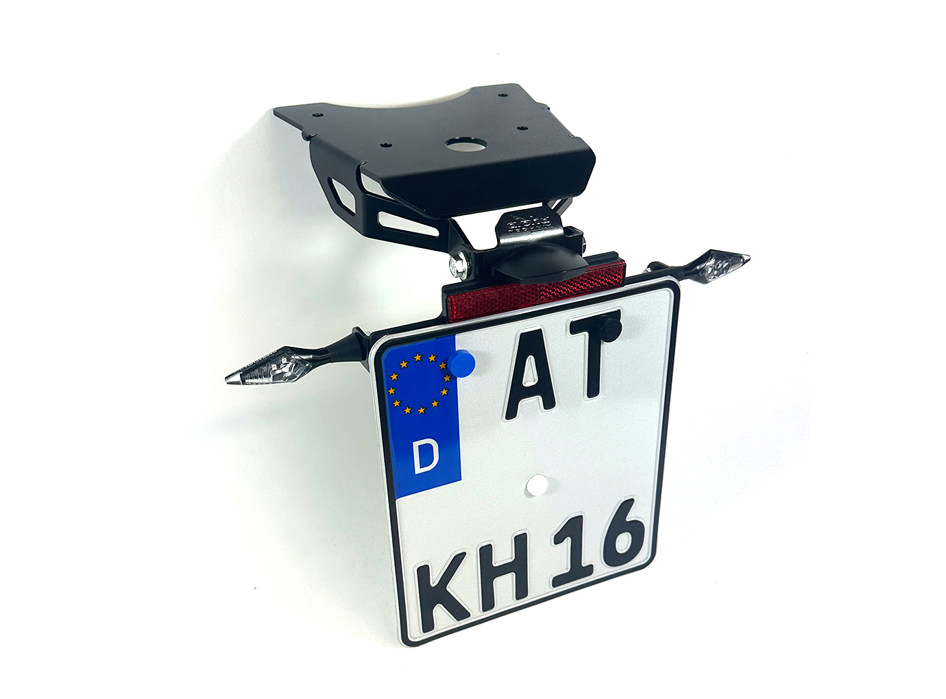 Portamatrículas alpha Technik para Honda XL750 Transalp, Tipo RD16 / RD17, Año del modelo 2023-