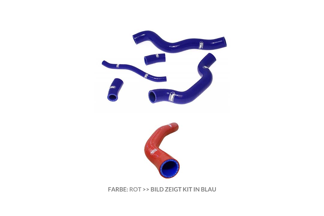 Kit de mangueras de silicona SAMCO SPORT rojo para Suzuki SV1000 año del modelo 2003-2007