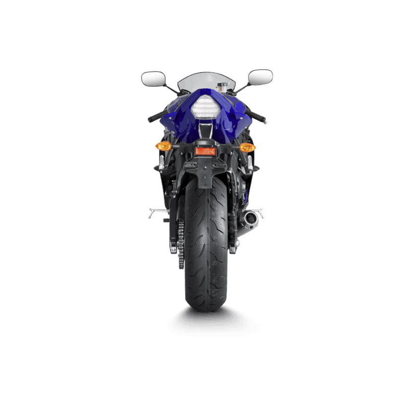 Escape Akrapovic Slip-On Line (Titanium) para Yamaha YZF-R6 año del modelo 2006-2025