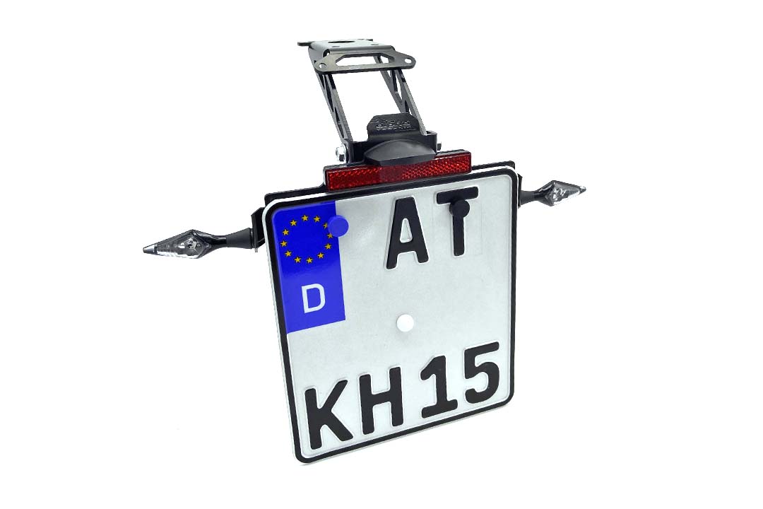 Soporte de matrícula alpha Technik para KTM 790 Duke, año del modelo 2018 - 2020, y 890 Duke, año del modelo 2021-, Tipo KTM 790 Duke