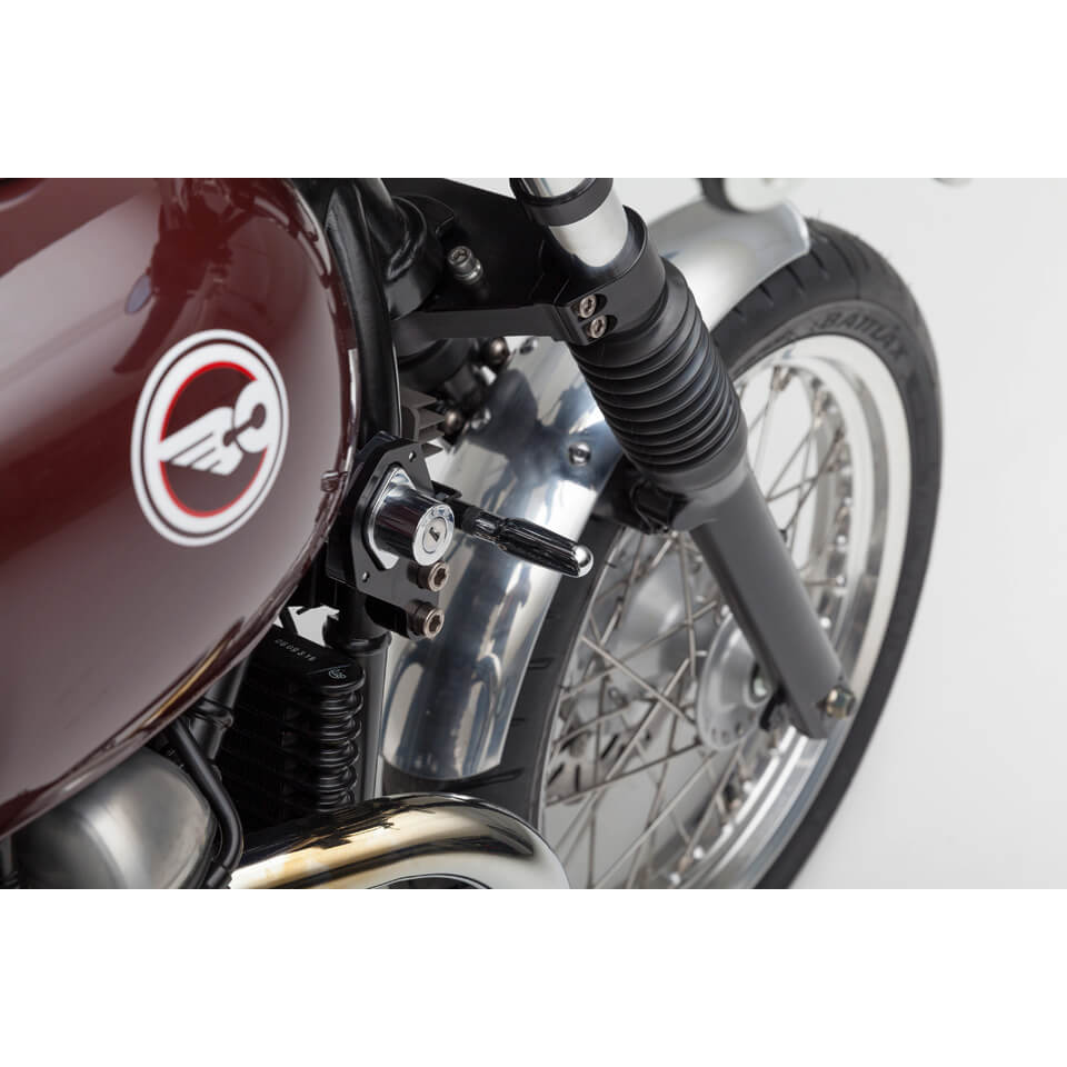 Soporte de interruptor de encendido LSL Bonneville/Thruxton, negro, Montaje lado derecho