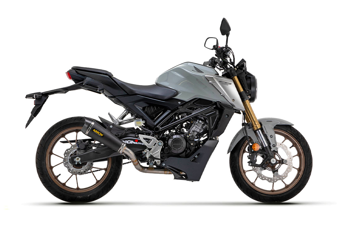 ARROW X-KONE DARK sistema de escape para Honda CB125R a partir del modelo año 2021-