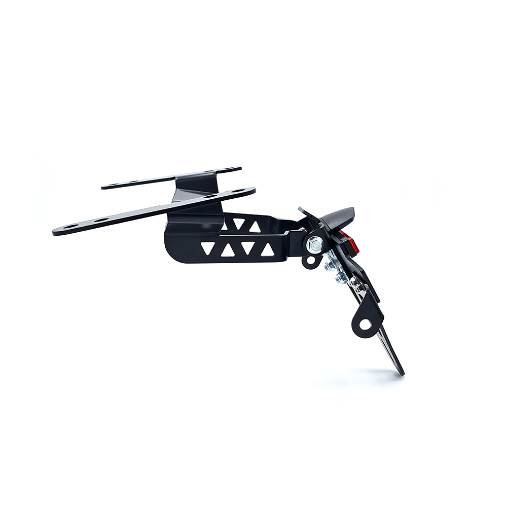Soporte de matrícula alpha Technik para Honda CB650R, CB650RA y CBR650R, CBR650RA; Año del modelo 2019 - 2020