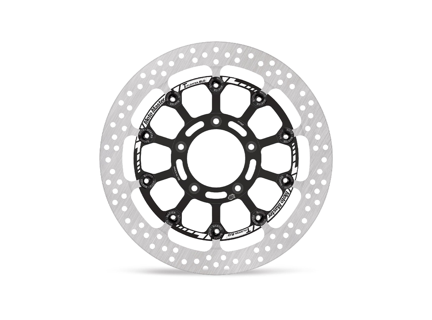 MOTO MASTER disco de freno anterior, delanteroe simétrico rotacional, T-Floater para MV Agusta F4 1000 R año de modelo 2010-