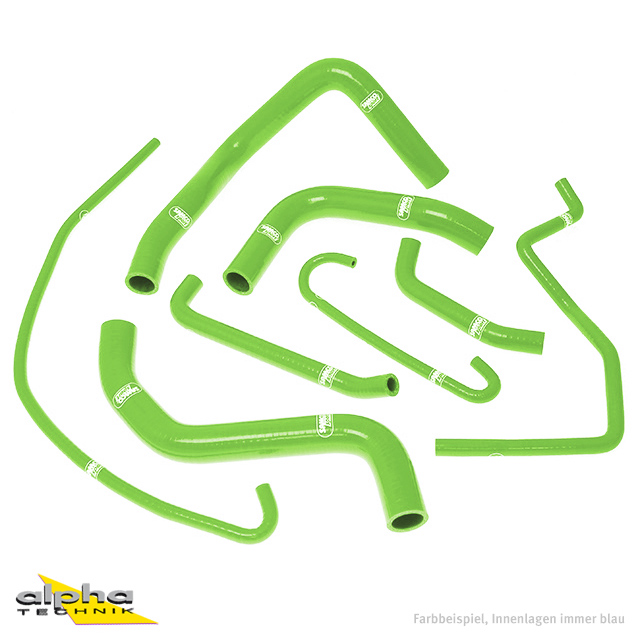 Kit de mangueras de silicona SAMCO SPORT verde para Suzuki GSXR600 GSXR750 año de modelo 2011-2024