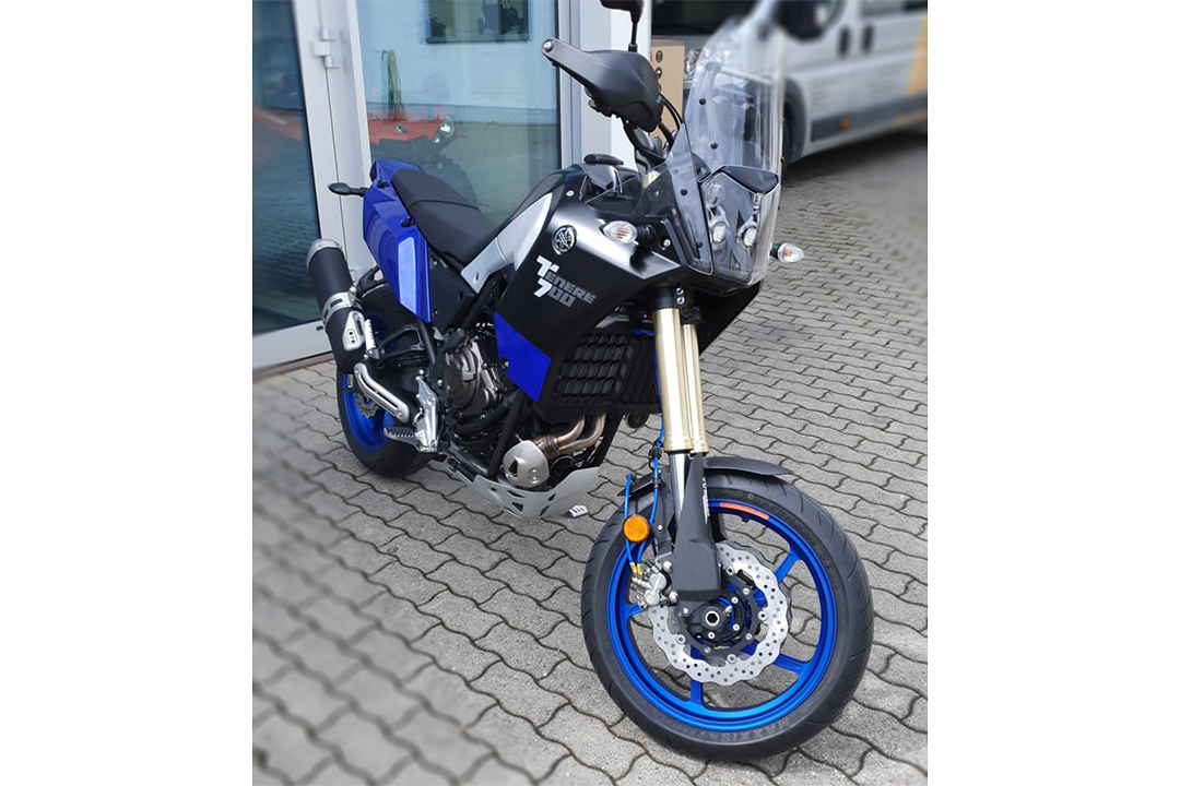 OZ Piega Kit de conversion llantas 17" forjadas en aluminio Yamaha Tenere 700, azul mate, a partir de 2019
