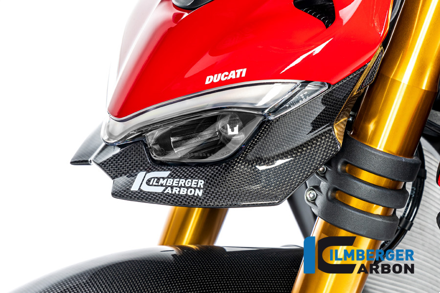 Ilmberger Carbon Parte inferior del carenado brillante para Ducati Streetfighter V4 V2 2020-