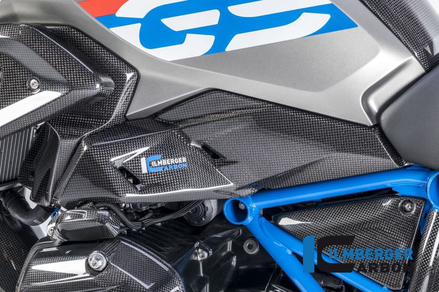 Ilmberger Carbon cubierta del depósito de gasolina inferior lado izquierdo