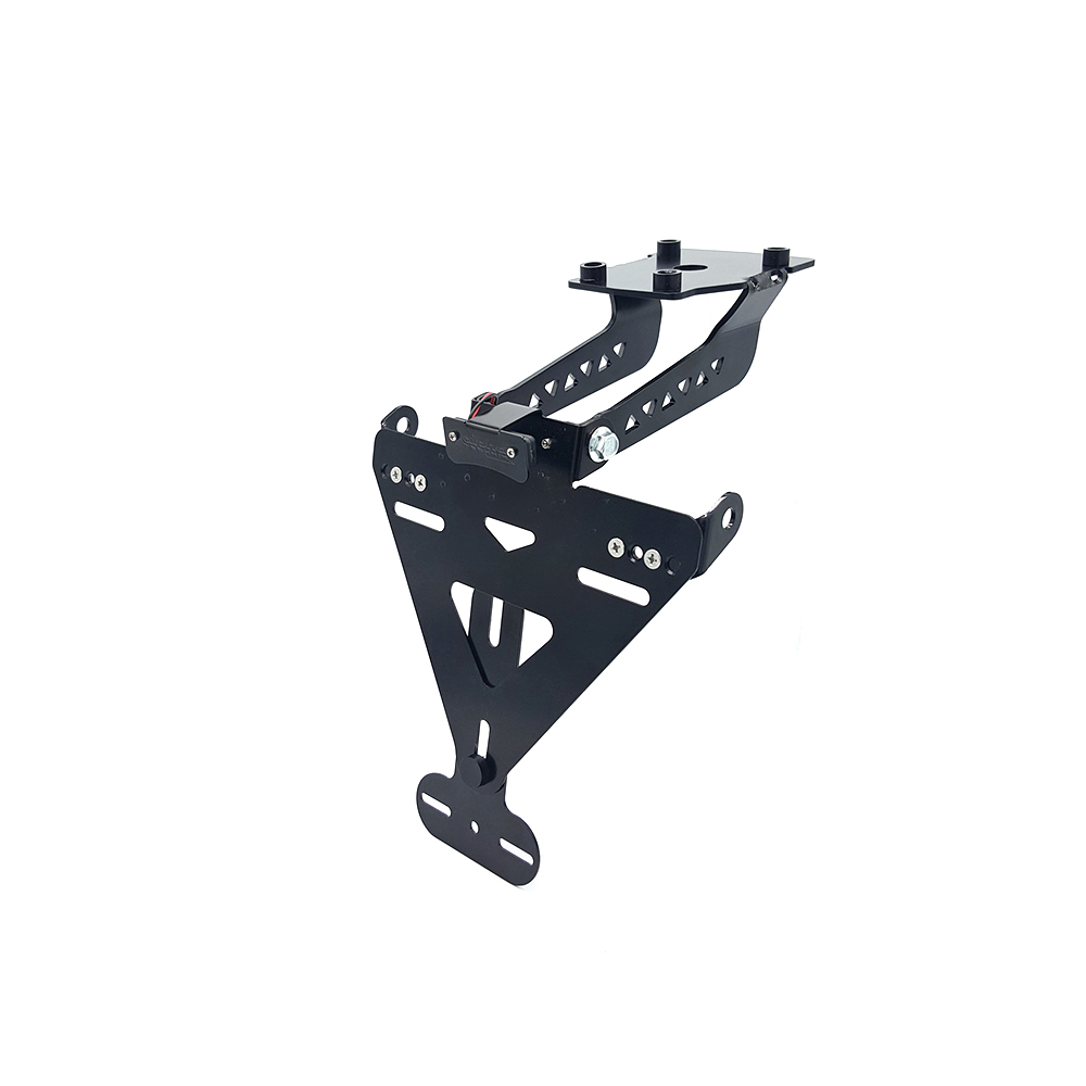 Soporte de matrícula alpha Technik Kawasaki Z900 ABS; Tipo ZR900B; Año del modelo 2017-