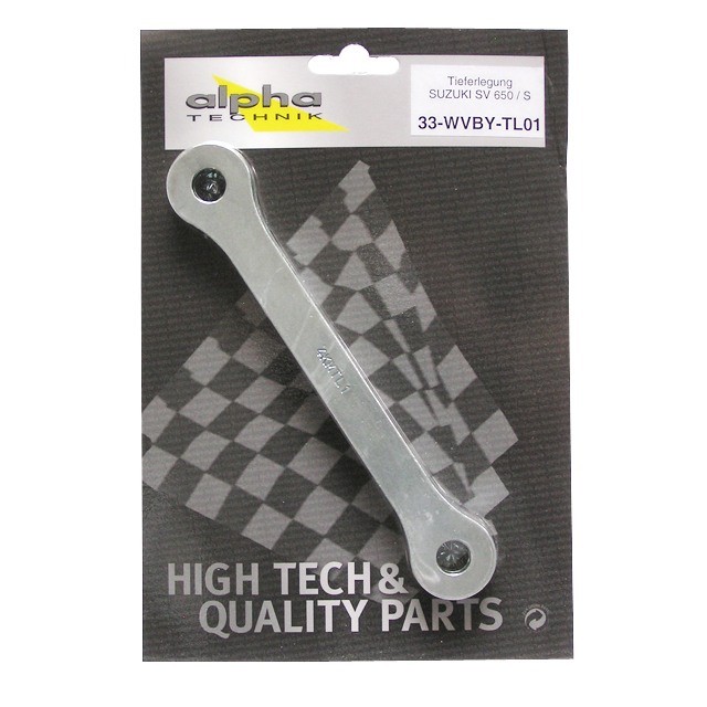 Kit de descenso alpha Technik 25mm para Suzuki SV650,S; Tipo WVBY; Año del modelo 2003-