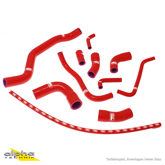 Kit de Mangueras de Silicona SAMCO SPORT rojo para Yamaha YZF1000R1 años del modelo 1998-2001