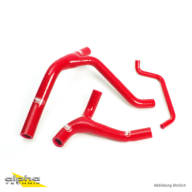 Kit de mangueras de silicona SAMCO SPORT rojo para Kawasaki KX450F KLX450R año modelo 2006-2015