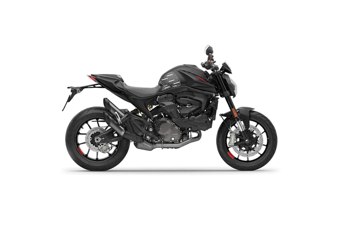 Almohadilla Stompgrip depósito de gasolina transparente, Icon, Kit depósito de gasolina para Streetbike para Monster 937 (plus, SP), 2021-2025, Monster 1200 (S), 2021-2024