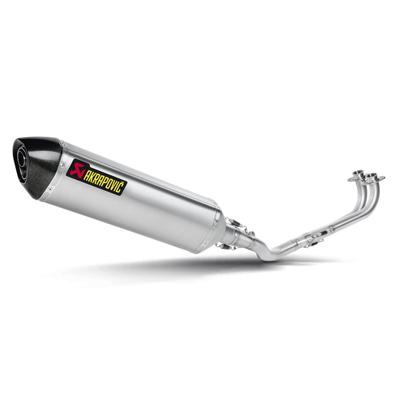 Línea Racing Akrapovic (Titanio) sistema de escape para Yamaha TMAX año modelo 2008-2016