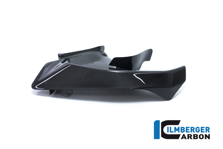 Cubierta de carbono Ilmberger bajo el chasis lado izquierdo brillante para Ducati Panigale V4 / V4S a partir de 2018