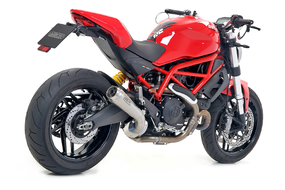 ARROW Escape PRO-RACE para Ducati Scrambler 800 2017-, Acero Inoxidable