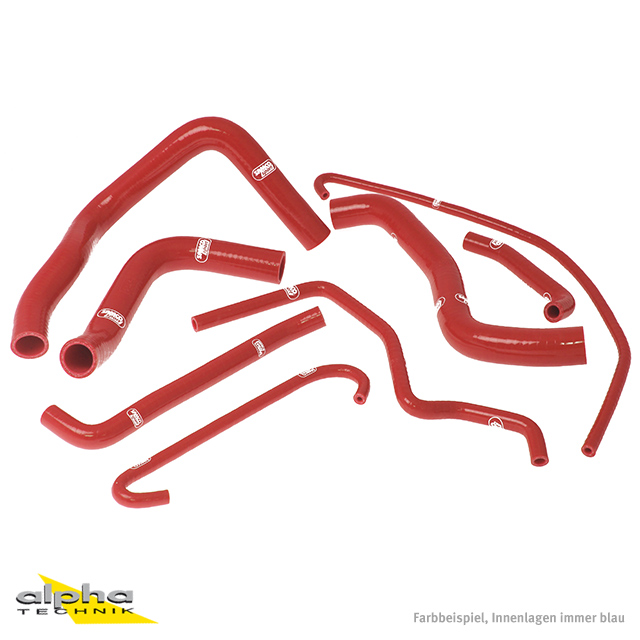 Kit de Mangueras de Silicona SAMCO SPORT rojo para Suzuki GSXR600 GSXR750 modelos 2006-2010