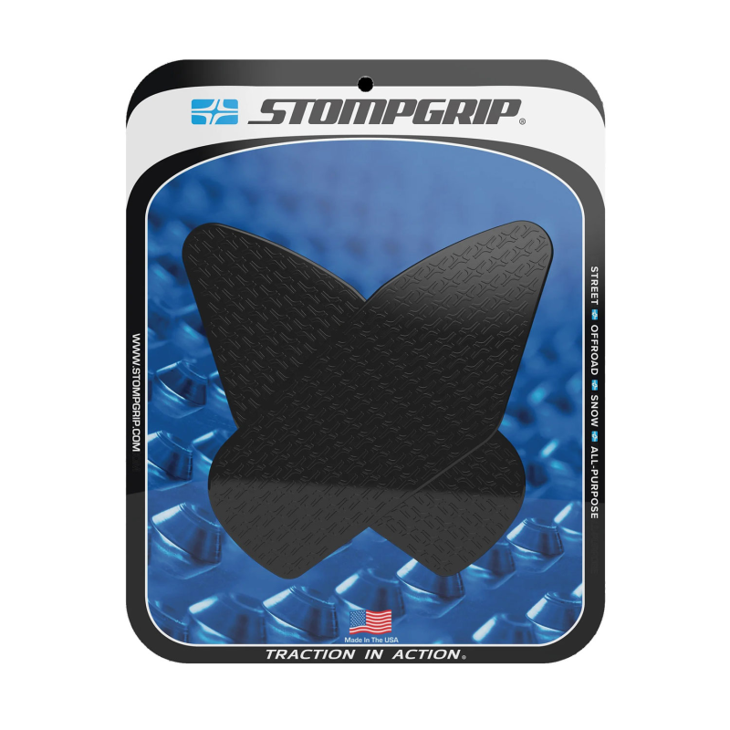 Almohadilla Stompgrip depósito de gasolina negra, Icon, Kit de depósito de gasolina para Streetbike - Laterales de depósito de gasolina, para Aprilia, RS 457 2024-2025