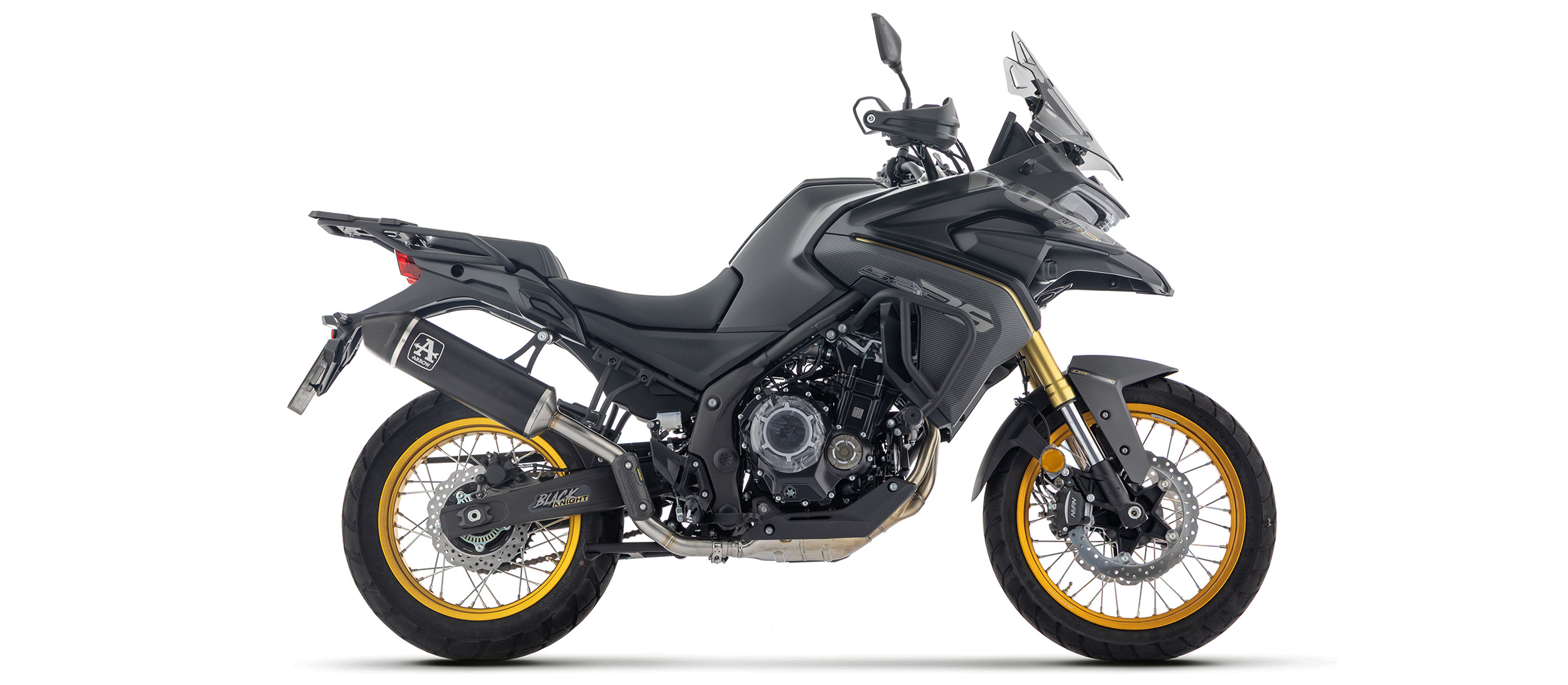 ARROW DARK INDY RACE Voge DS525X 2025- Aluminio negro