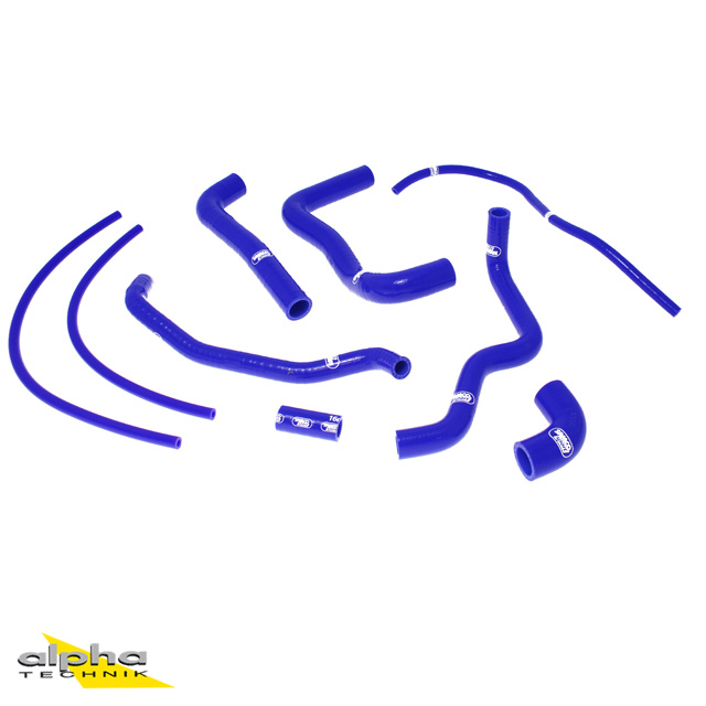 Kit de mangueras de silicona SAMCO SPORT azul para Aprilia RSV1000R Tuono 1000R Factory años 2004-2010