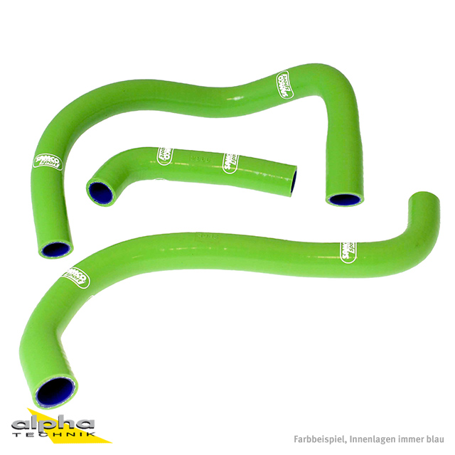 Kit de mangueras de silicona SAMCO SPORT verde para Kawasaki ZXR400 no para modelo H2 año 1988