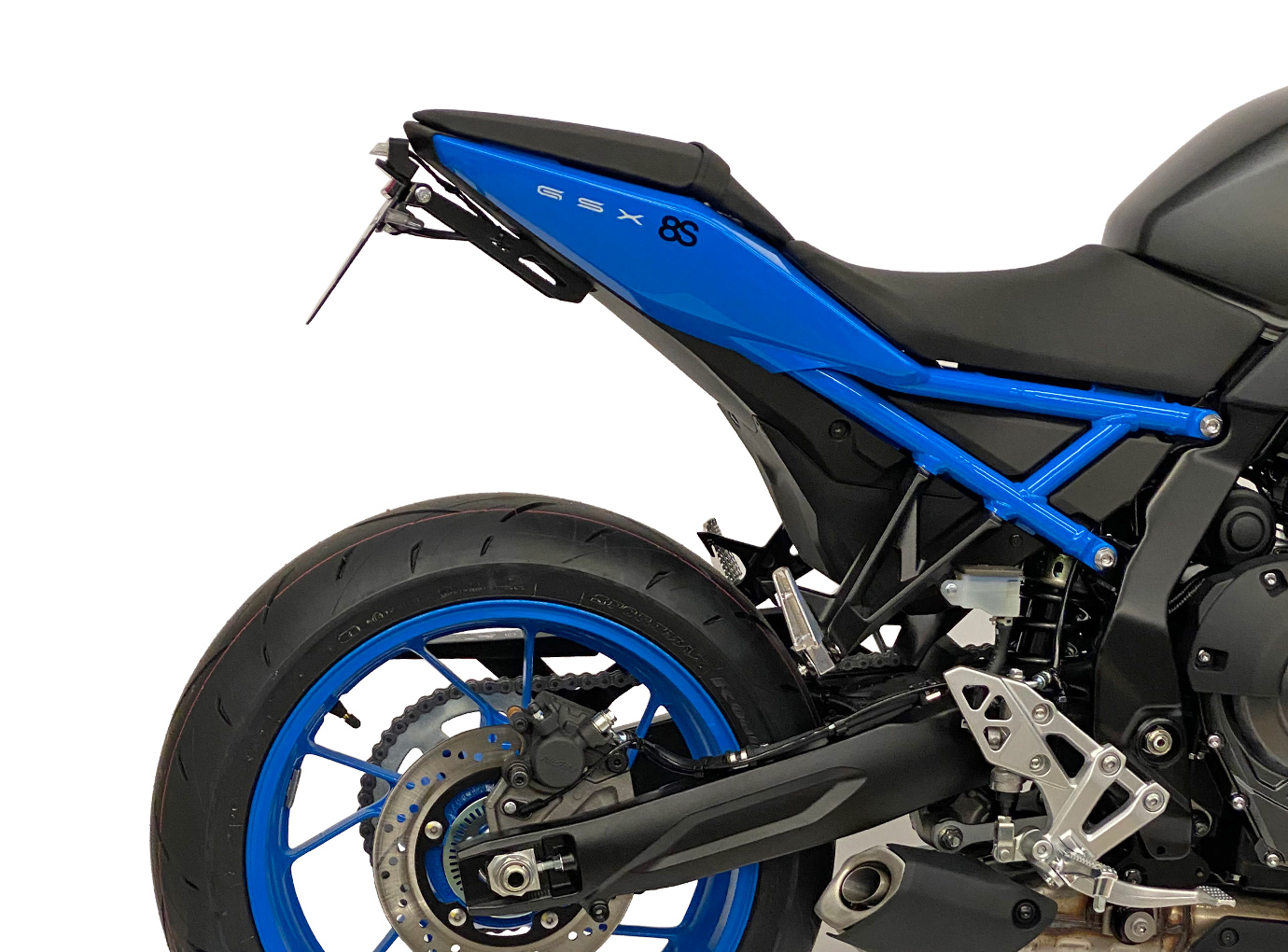 Soporte de matrícula alpha Technik para Suzuki GSX-8S / GSX800 año del modelo 2023-