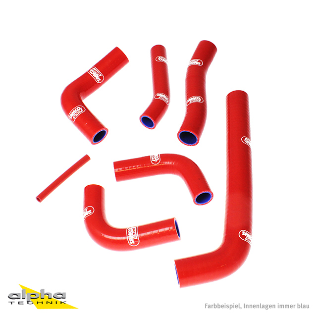 Kit de mangueras de silicona SAMCO SPORT rojo para Ducati ST3S año modelo 2004-2007