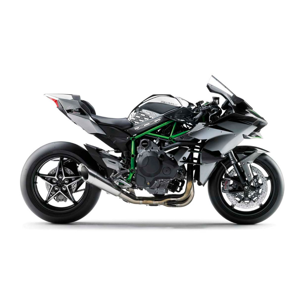 Stompgrip híbrido, Icon, para Kawasaki Ninja H2/R, 2015-2022