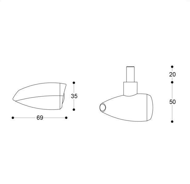 Intermitente Barracuda FONZIE