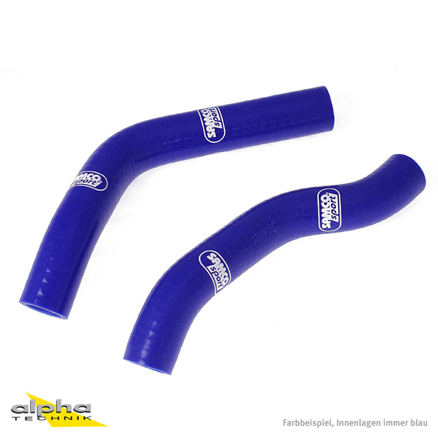 Kit de Mangueras de Silicona SAMCO SPORT azul para Yamaha TDR250 año de modelo 1988-1990