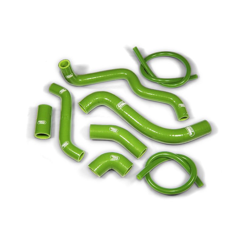Kit de mangueras de silicona SAMCO SPORT verde para Aprilia RSV1000 RSV1000 Tuono año del modelo 1998-2005
