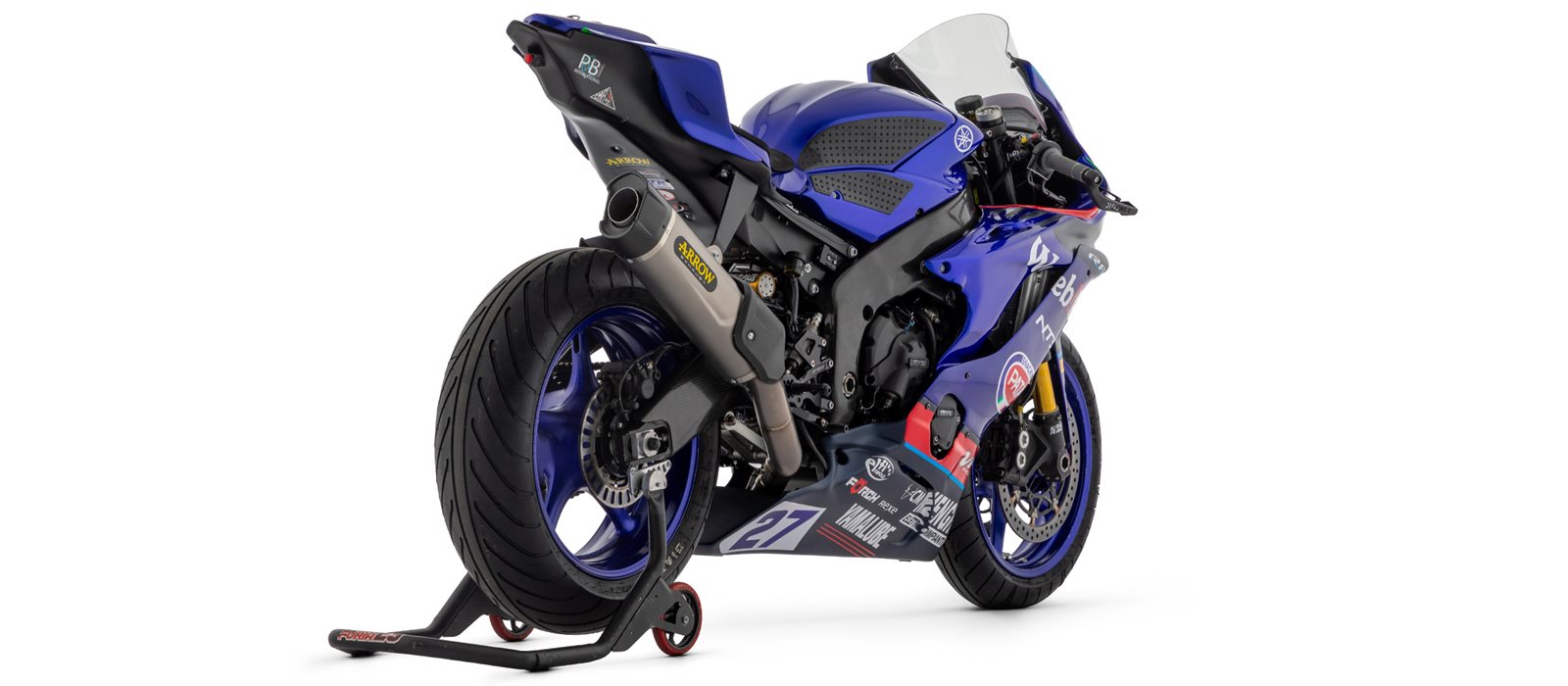 Sistema de escape completo de competición ARROW INDY RACE COMPETITION EVO para Yamaha YZF-R6 2017-, Titanio