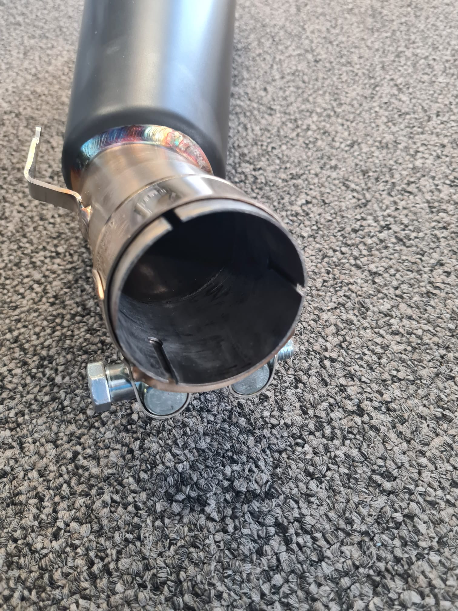 ARROW Escape DARK PRO-RACE para Honda CB1100 2017-, acero inoxidable negro