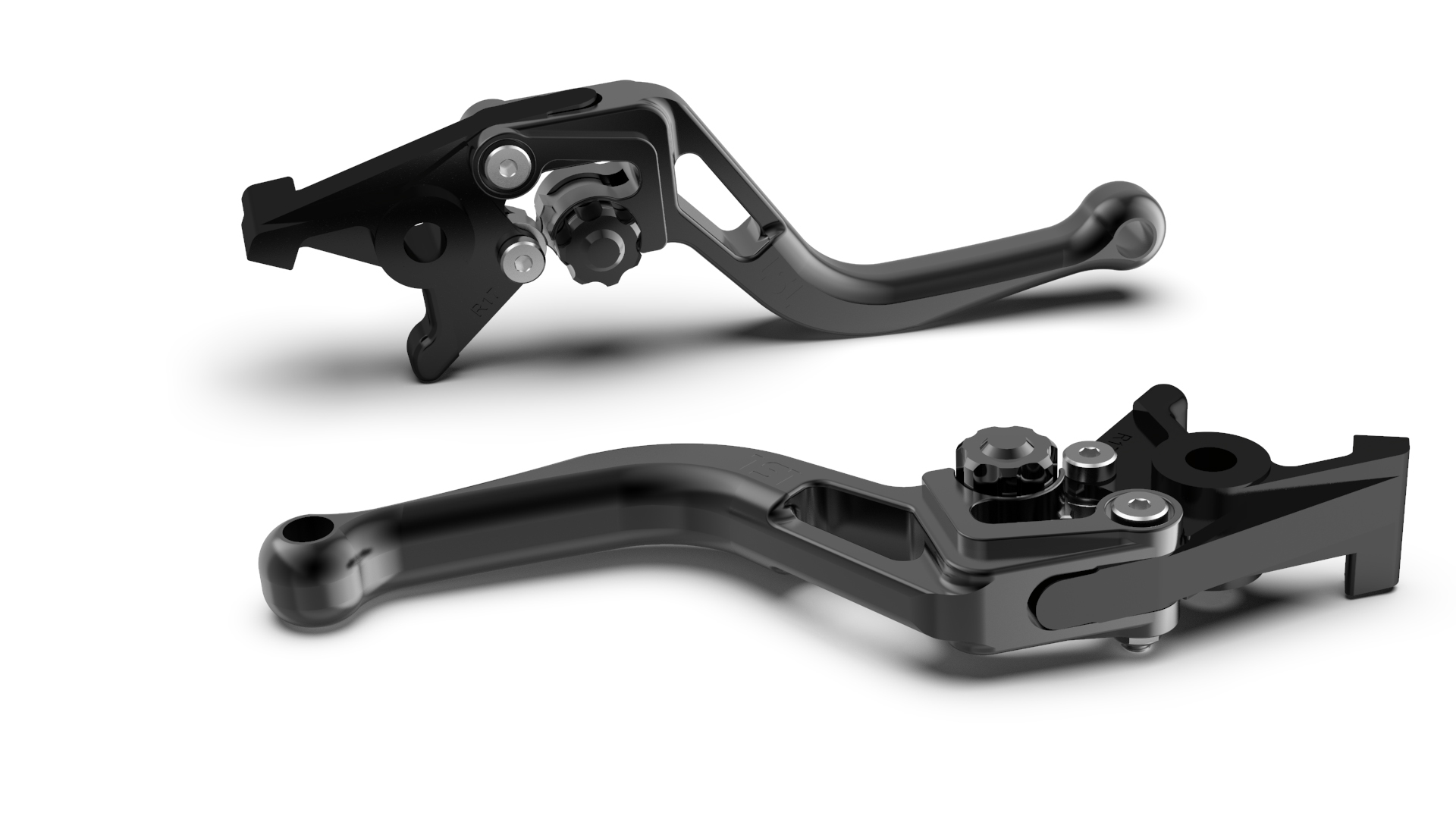 LSL Maneta de Freno BOW R82, corta, negro/negro